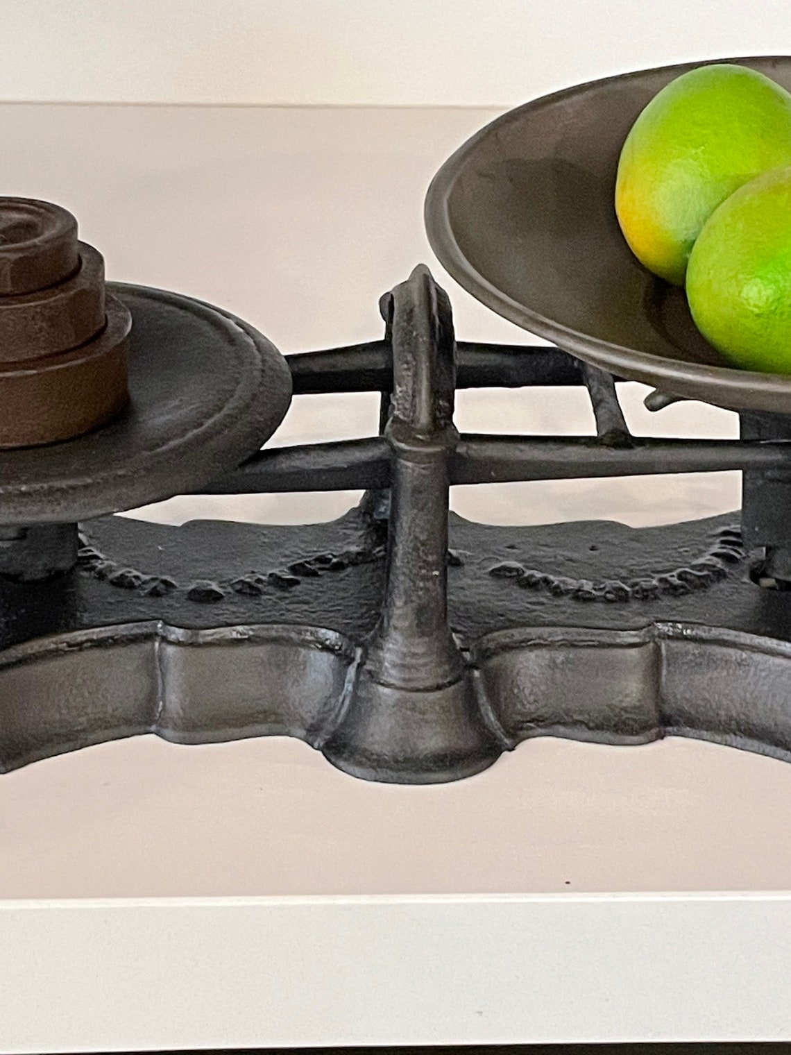 Antique Vintage Scale 1800s Cast Iron Stuart & Peterson Etsy