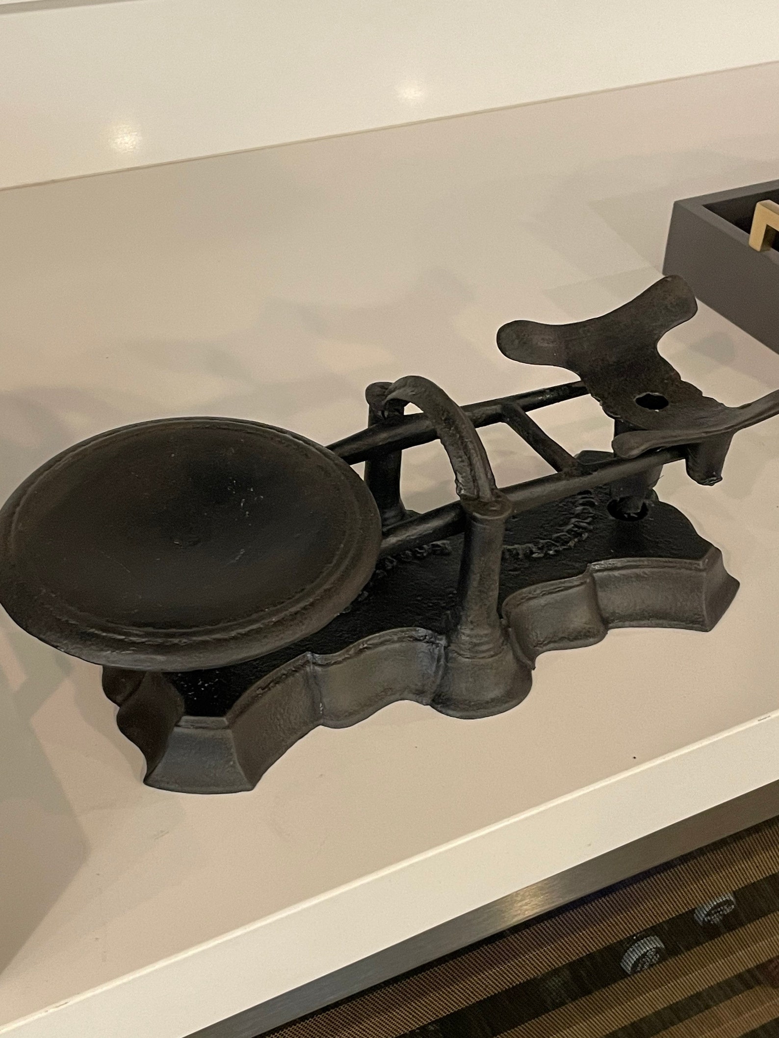 Antique Vintage Scale 1800s Cast Iron Stuart & Peterson Etsy