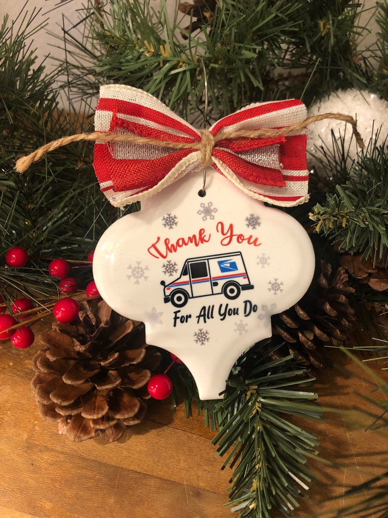 USPS Mail Carriers Thank You for All You Do Ceramic Etsy