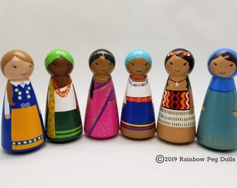 indian peg dolls