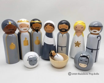 victorian peg dolls