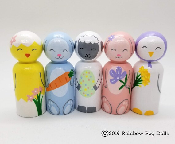 easter peg dolls