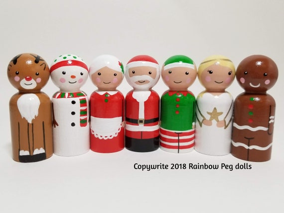 christmas peg dolls