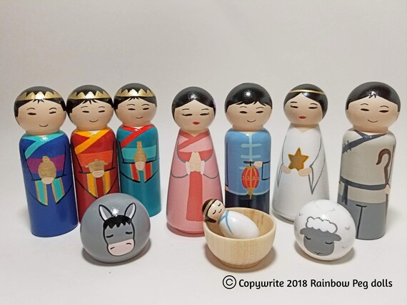 chinese wooden dolls