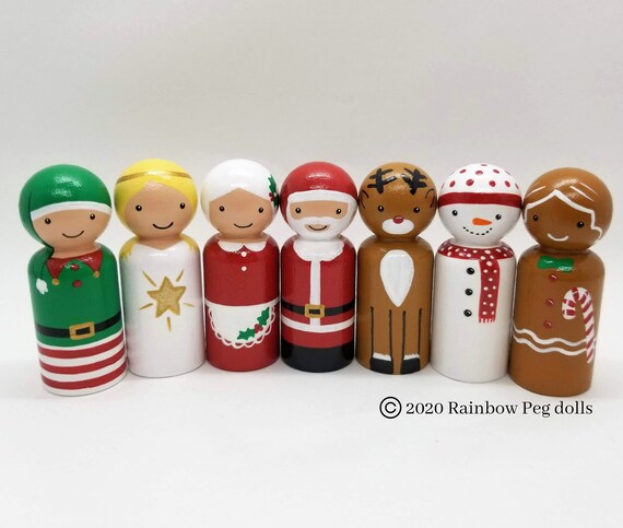 christmas peg dolls