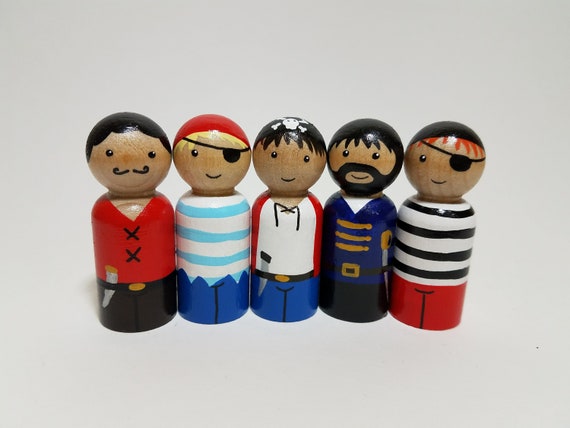 pirate peg dolls