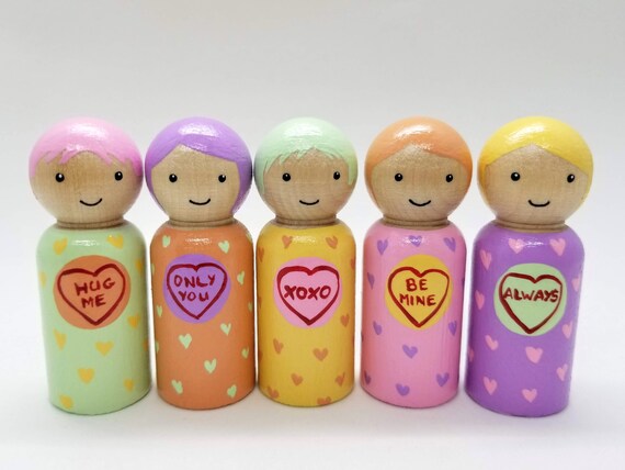 etsy wooden peg dolls