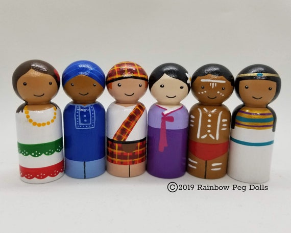 etsy peg dolls