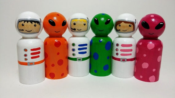 astronaut peg doll