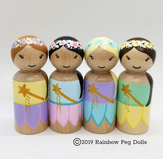 etsy wooden peg dolls