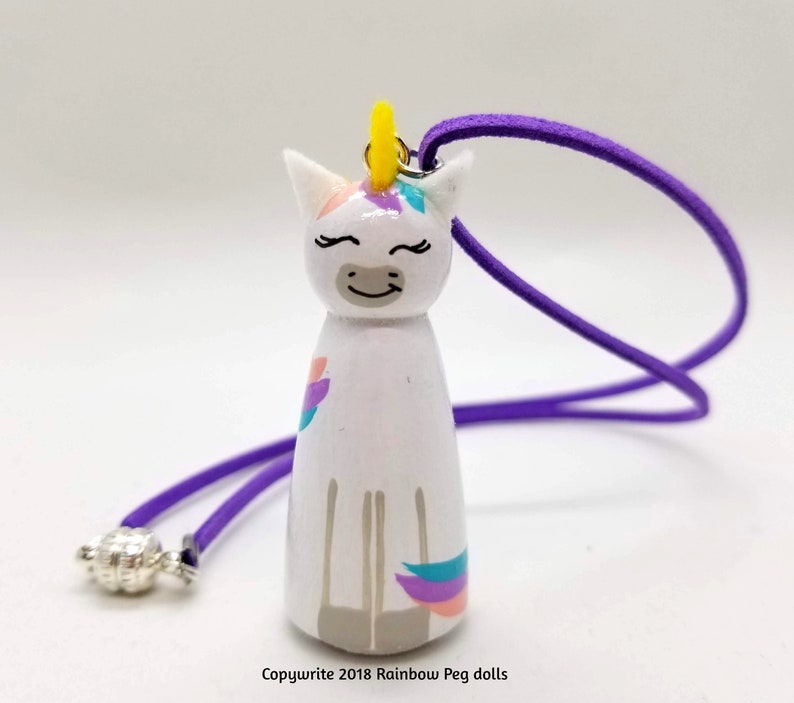 unicorn peg doll