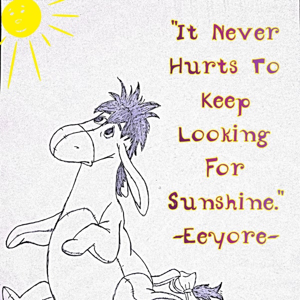 Eeyore Wall Hanging Etsy