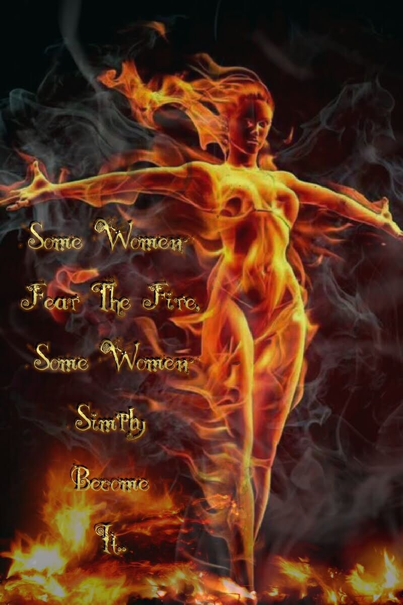 Fire woman