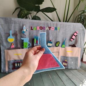 Game for Kids, Sewing pattern for kids craft, Science laboratory. Games for Toddlers. Preschool games. Kids biology game. Sewing Games
