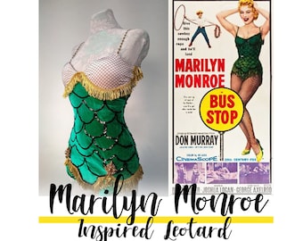Marilyn Monroe Leotard PDF Sewing Pattern: Burlesque Bodysuit Costume (XS-L)