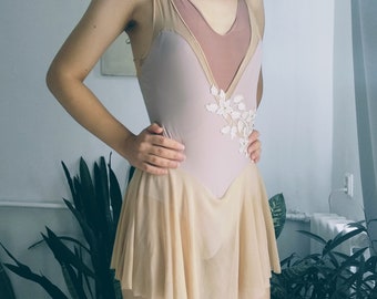Balerina Style Leotard Sewing Pattern, Circle Skirt (PDF Pattern)