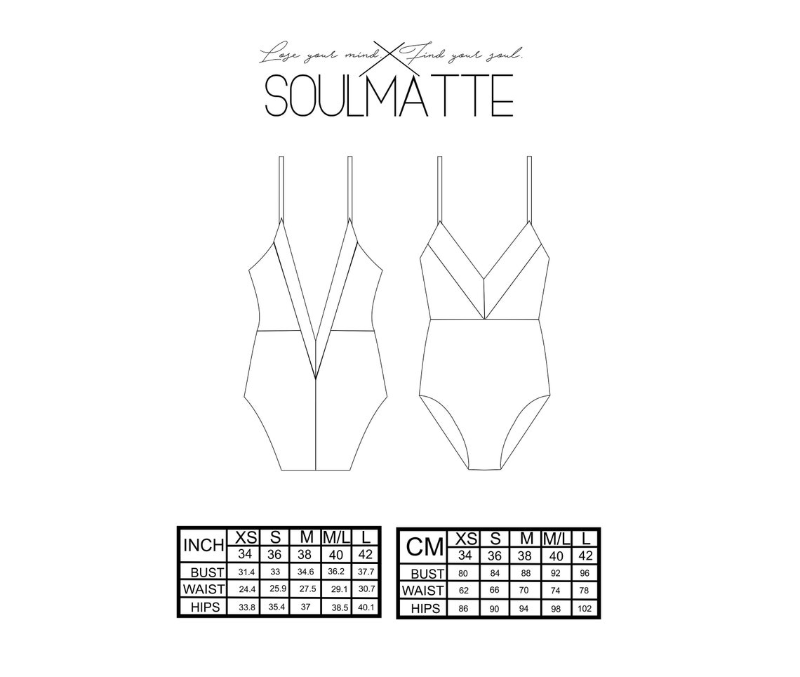 Paper Bodysuit Pattern Leotard Pattern Woman Girl Bodysuit Etsy