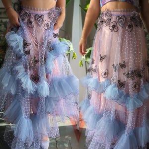 PDF Eternal Evening Skirt Pattern: Ruffle Gore Skirt, XS-5XL (Digital Download)