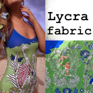 Sport Lycra , 4-ways stretchy elastic fabric for swimsuits and bodysuits. 210gsm