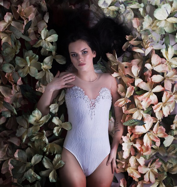 white leotard womens