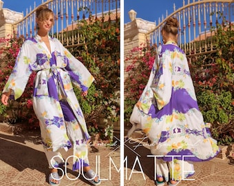 chinese dress ladies Hana Linen Kimono Dress main image 1