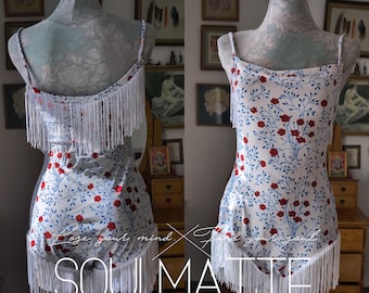 Vintage One-Piece Swimsuit Pattern | Retro Swimwear PDF | Beginner-Friendly