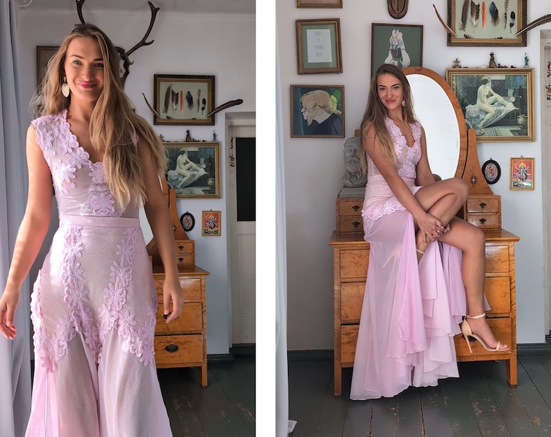 Mermaid Skirt, Wide Evening Gown Pattern, Belly dance skirt with splits image 8