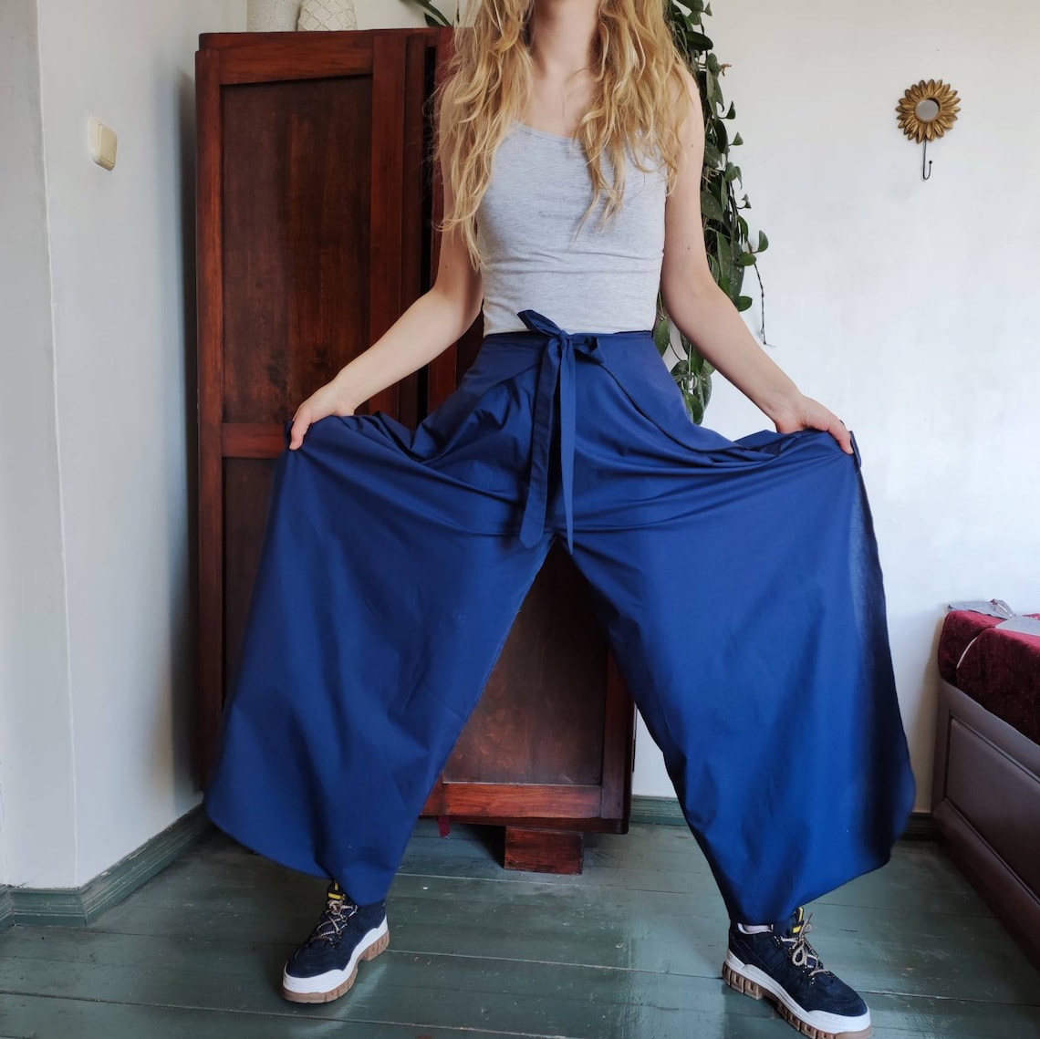 Flowy Beach Pants Pattern Skirtpants Pdf Instant Download Etsy