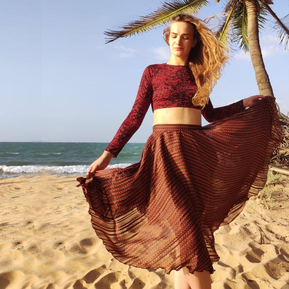 mid length skirts you tube