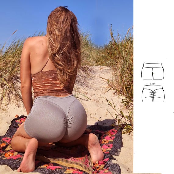 Scrunch Butt Yoga Shorts. High Waist Sports Workout Shorts DIY Pattern.  Seamless Pants, Yoga Pants, Beginers Shorts, PDF Leggings Pattern - Etsy  Israel