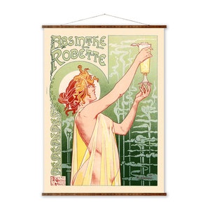 Absinth Robette Französische Posterkunst, fertig zum Aufhängen