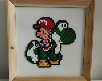 Bébé Mario et Yoshi - perles à repasser