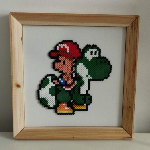 Bébé Mario et Yoshi - perles à repasser