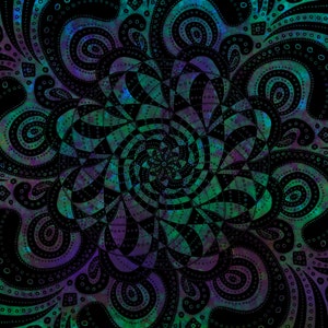 Mandala - Indoor Wall Tapestry - 26 (color var 2)