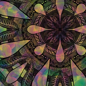 Mandala - Indoor Wall Tapestry - 24 (color)