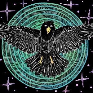 Crow / Morrigan - Digital Print - Var 1