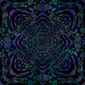 Dragon Mandala - Indoor Wall Tapestry - color
