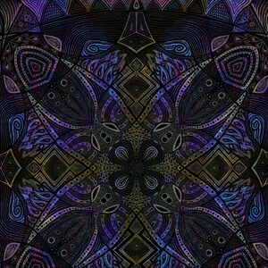 Mandala - Indoor Wall Tapestry - 28 (color)