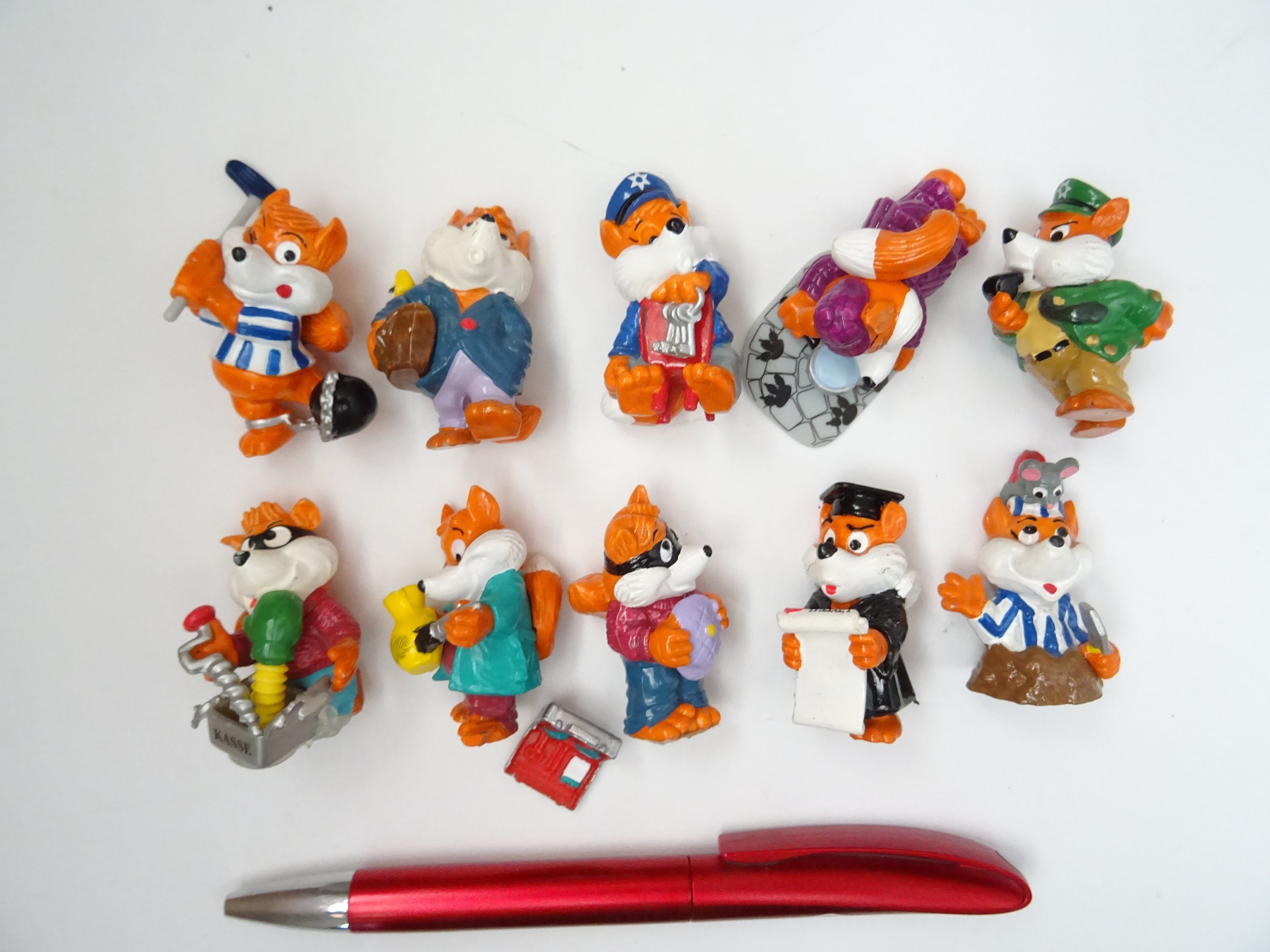 dam uitvegen Dodelijk Kinder Surprise Vintage Toys FANCY FUXIES FOXES Complete - Etsy