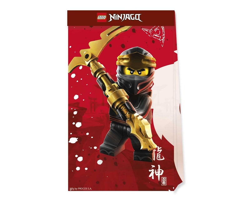 LEGO NINJAGO Feestartikelen Verjaardag 4 Party Bags