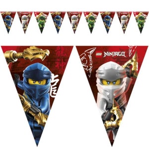 LEGO NINJAGO Feestartikelen Verjaardag Flag Banner