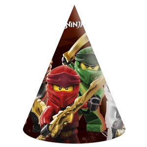 LEGO NINJAGO Feestartikelen Verjaardag 6 Party Hats