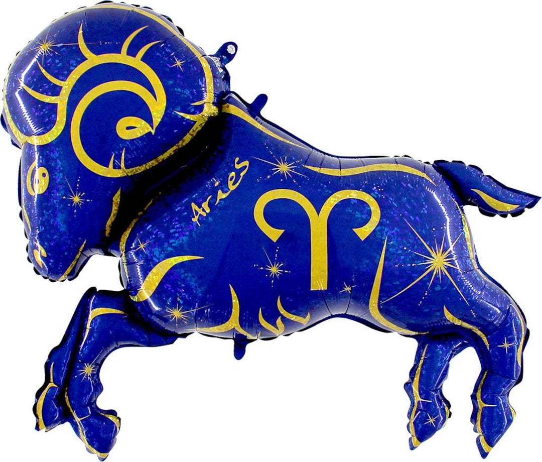 Big ARIES 49 / 125 Cm Jumbo Shape Foil Mylar Balloon Party Decoration
