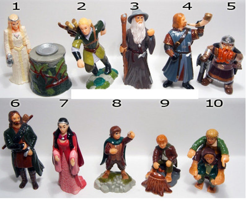 Single figure Lord of the rings Cake Toppers Etsy