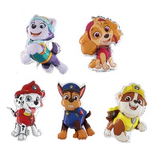 Paw Patrol Foil Balloon Everest Skye Marshall Chase Rubble Grabo Italy
