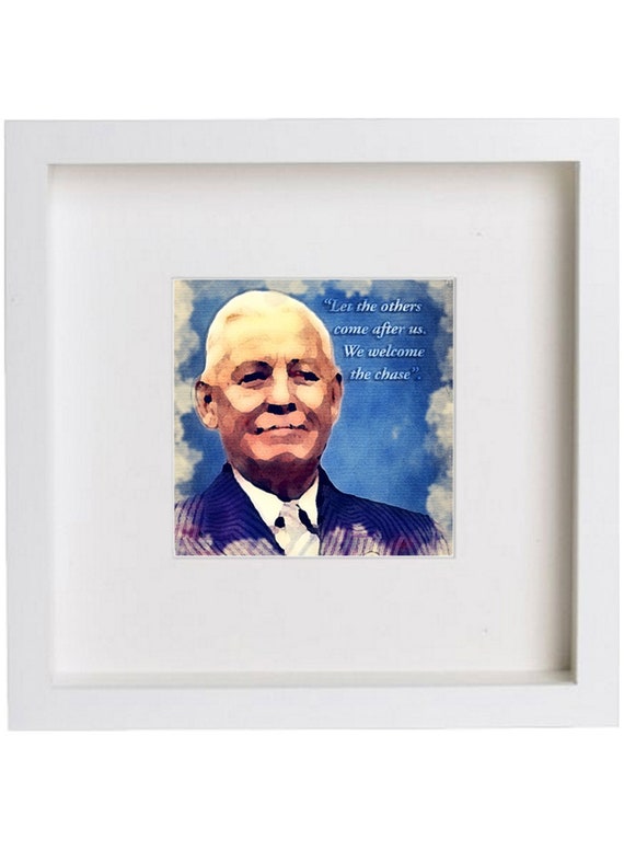 Glasgow Rangers Football Club Legends Framed Watercolour Print Home Decor Box 58