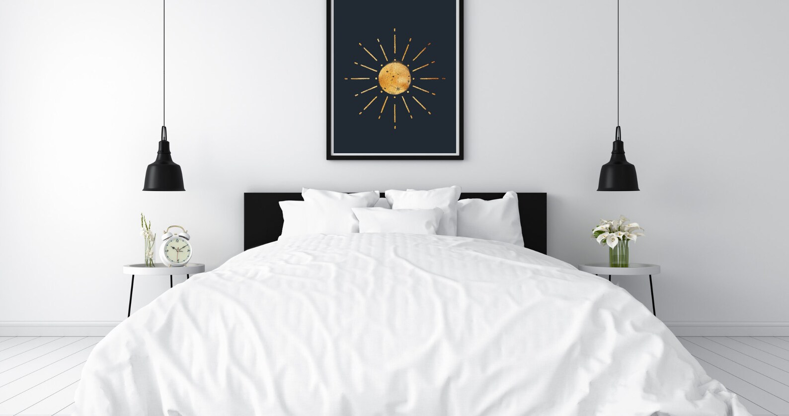 Black Sun, Wall Art Quotes Printable, Black Printable Wall Art, Digital