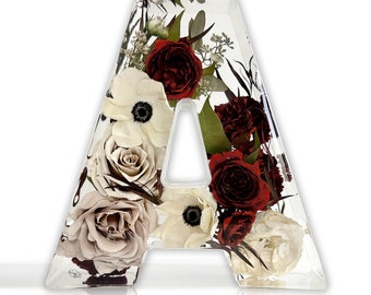 9" Letter | Floral Preservation | Wedding Bouquets | Custom Wedding | Memorial Preservation