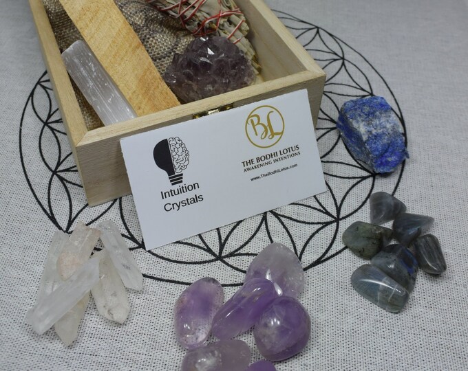 Intuition Crystal Grid Kit: Tap into Deep Wisdom