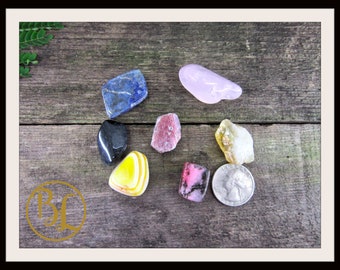 Self-Confidence Gemstone Kit: 7 Healing Crystal Set